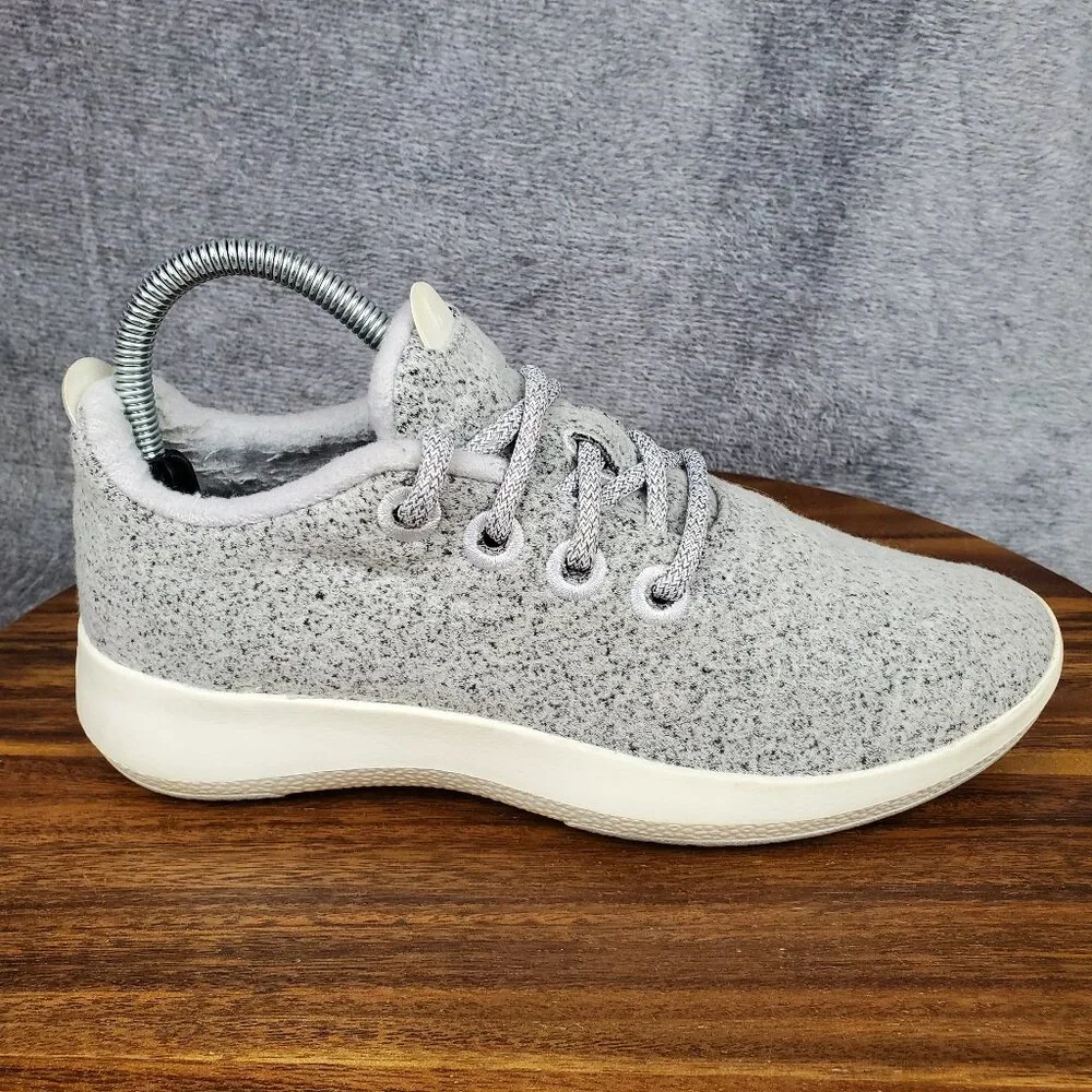 Allbirds Wool Runner Mizzles Shoes Women's 8 Gray Low Top Athletic Sneakers